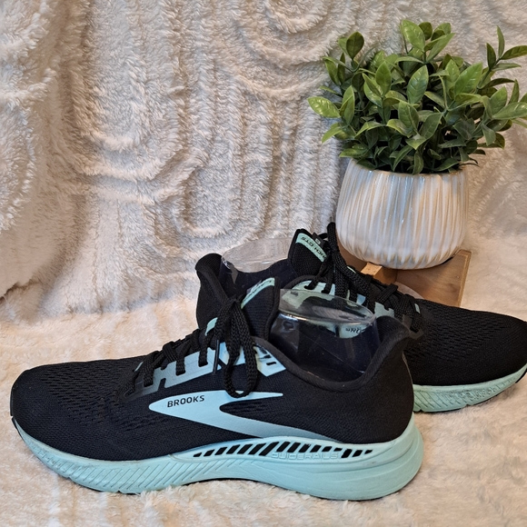 Brooks Launch GTS 8 Black Blue Running Shoes Sneaker Women’s Size 8.5 - Picture 10 of 16